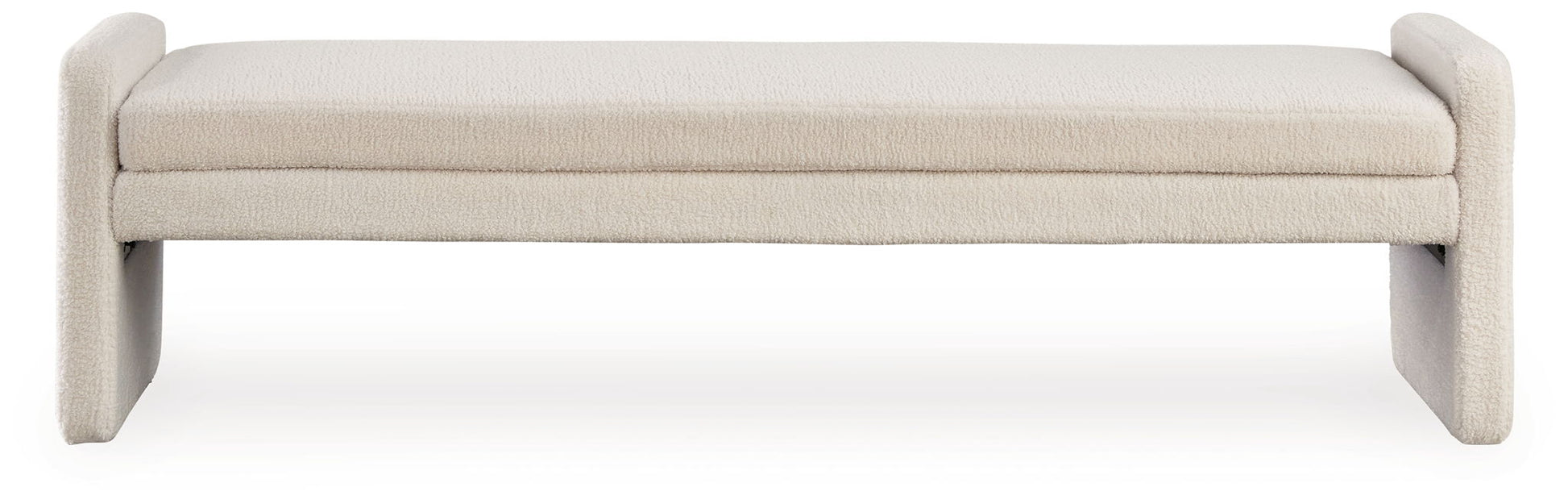 Lembertson - Ecru - Accent Bench - Hornell Furniture Outlet