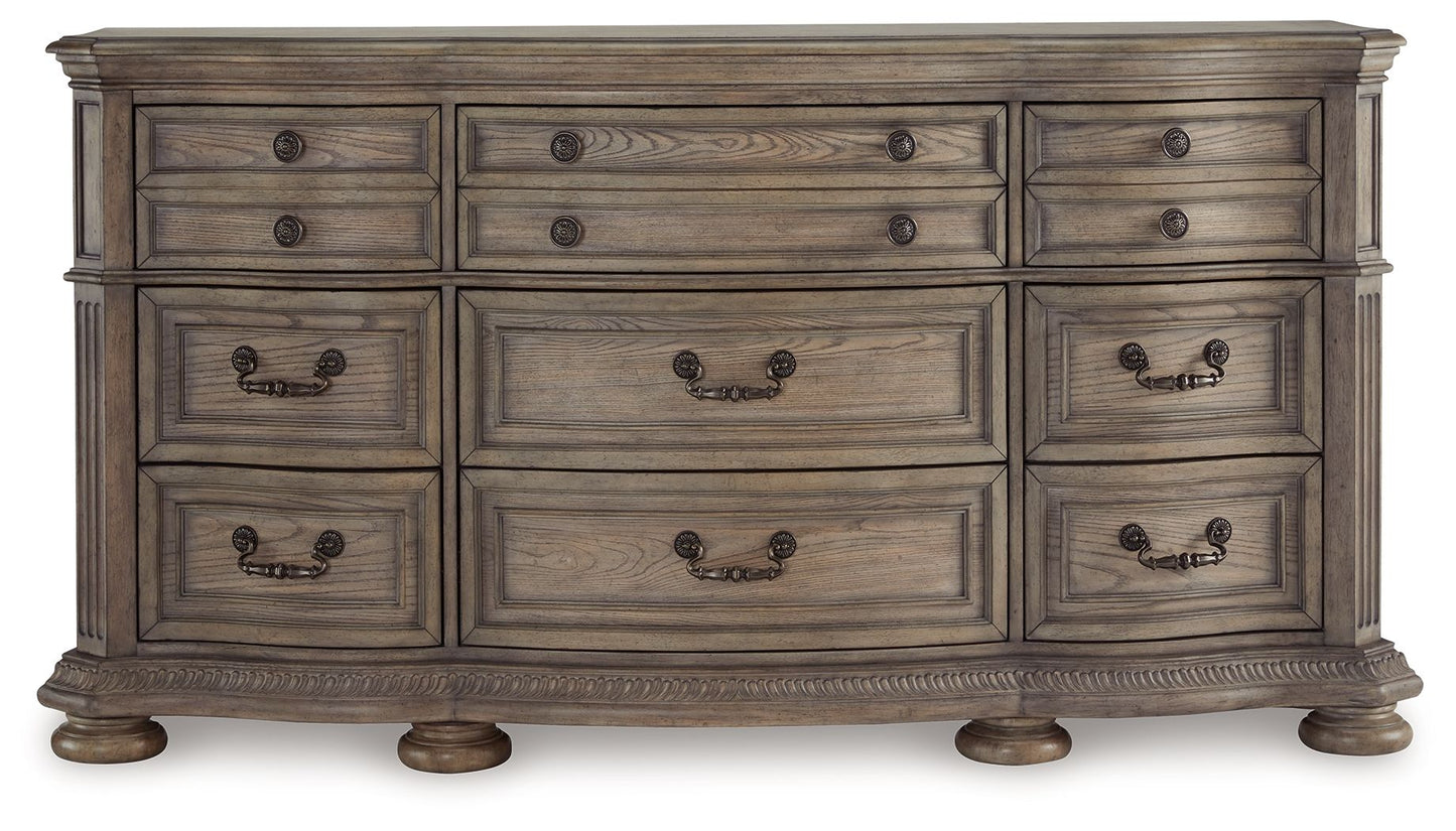 Ardenfield - Light Brown - Dresser - Hornell Furniture Outlet