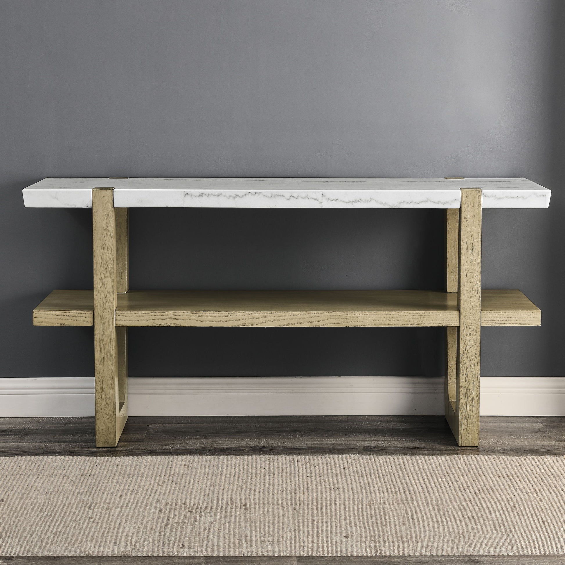 Perth - Marble Top Table - Hornell Furniture Outlet