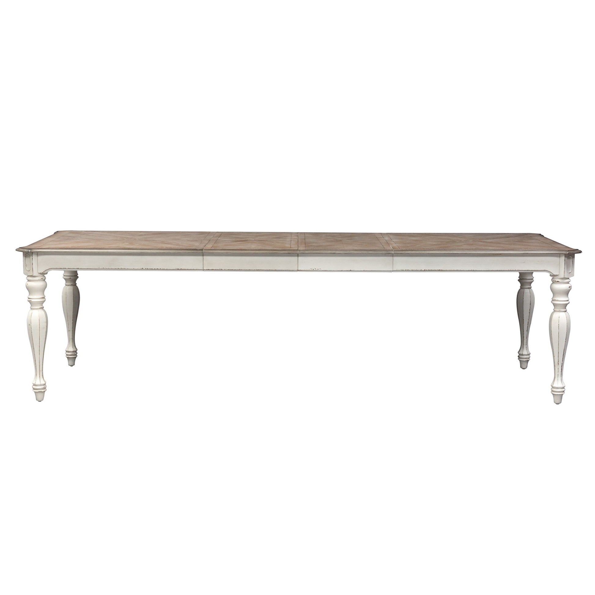 Magnolia Manor - Rectangular Leg Dining Table - White - Hornell Furniture Outlet