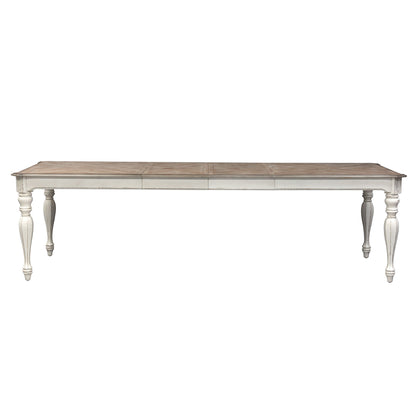 Magnolia Manor - Rectangular Leg Dining Table - White - Hornell Furniture Outlet