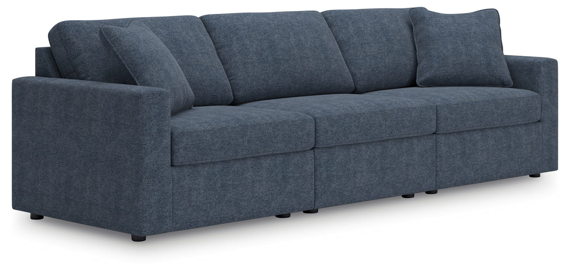 Modmax - Ink - 3 - Piece Sectional Sofa - Fabric - Hornell Furniture Outlet
