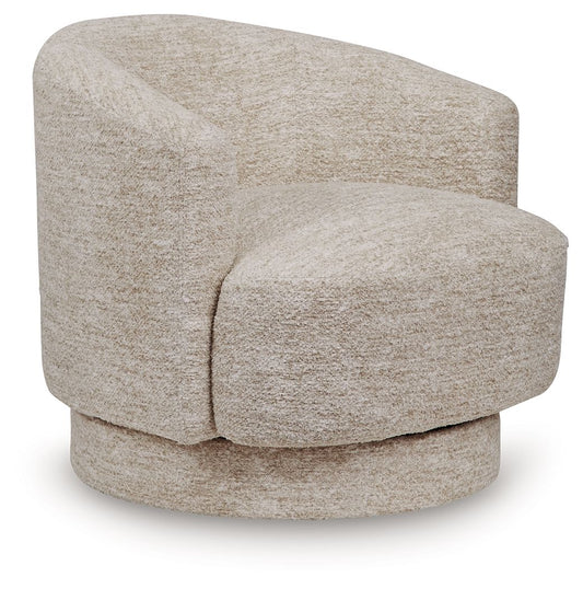 Wardsor - Stone - Swivel Chair - Hornell Furniture Outlet