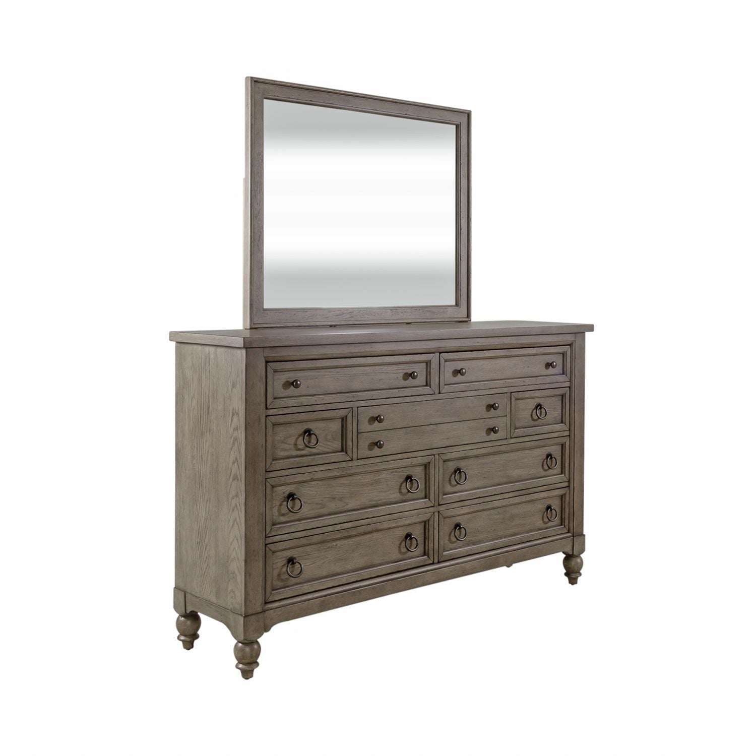 Americana Farmhouse - Dresser & Mirror - Hornell Furniture Outlet