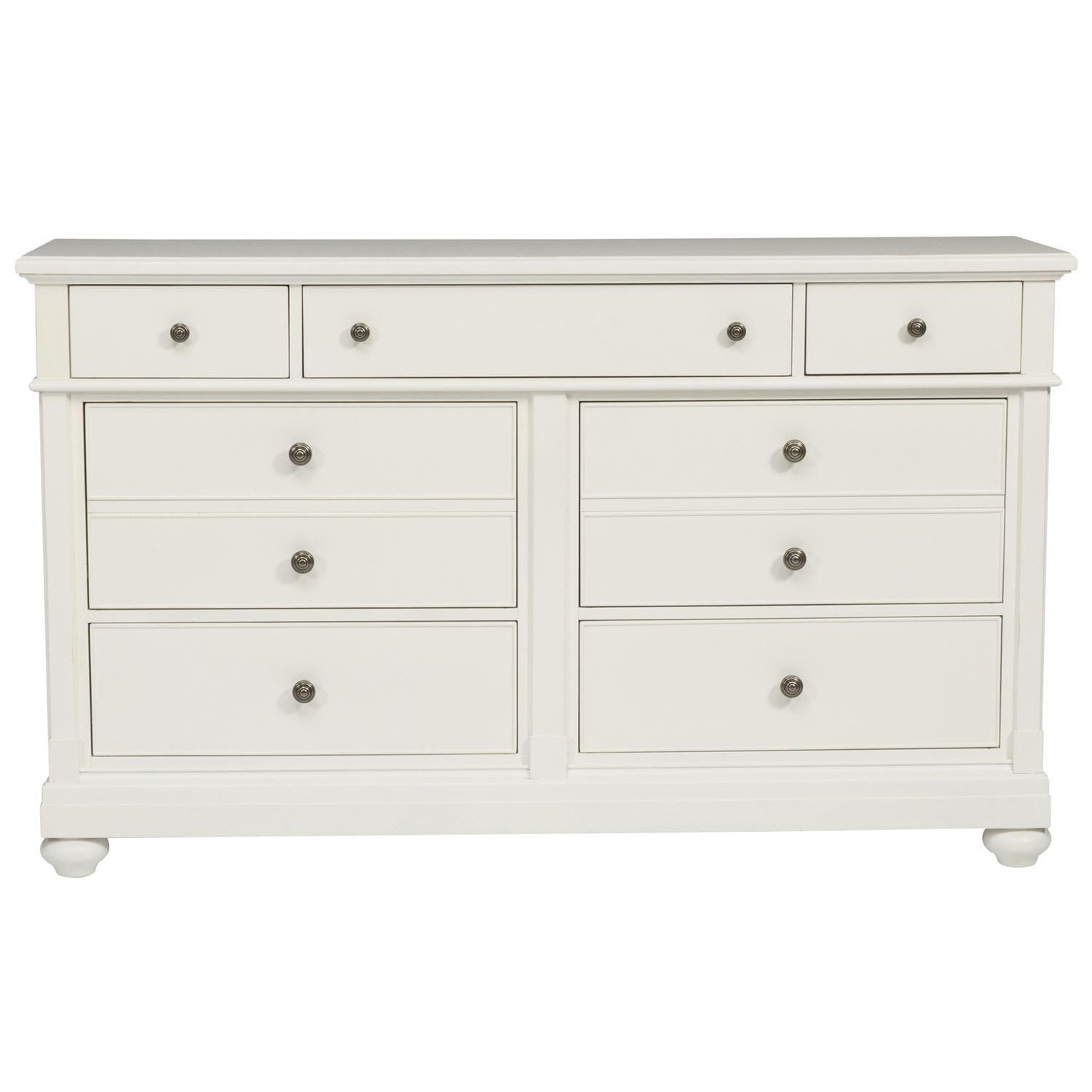 Harbor View - 7 Drawer Dresser - White - Hornell Furniture Outlet