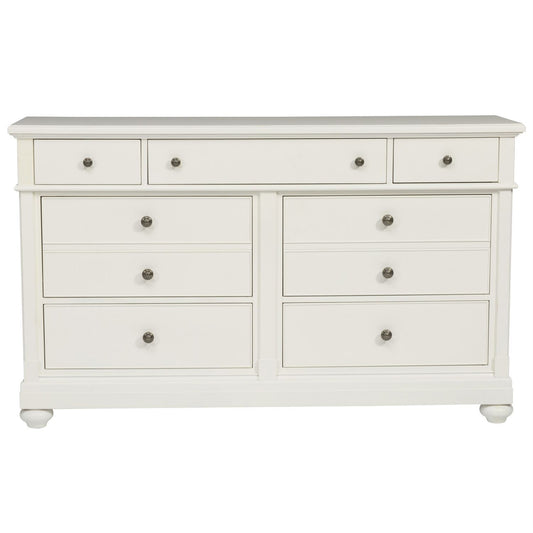 Harbor View - 7 Drawer Dresser - White - Hornell Furniture Outlet