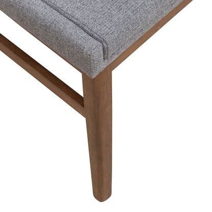 Space Savers - Upholstered Side Chair (RTA) - Brown - Hornell Furniture Outlet