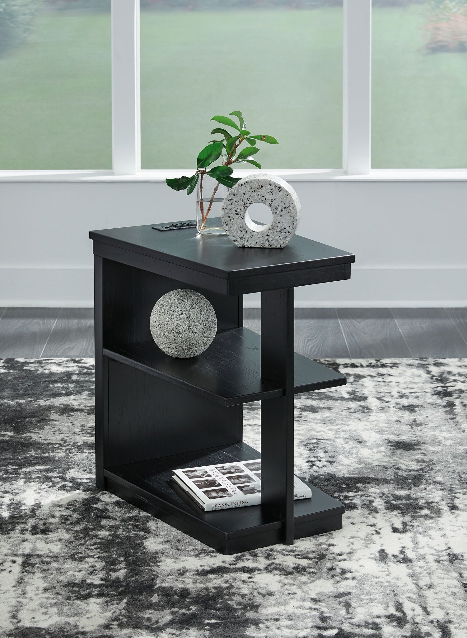 Winbardi - Black - Chair Side End Table - Hornell Furniture Outlet