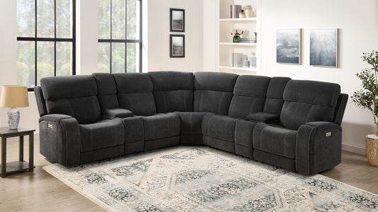 Seattle - 3 Piece Sectional - Gray - Hornell Furniture Outlet