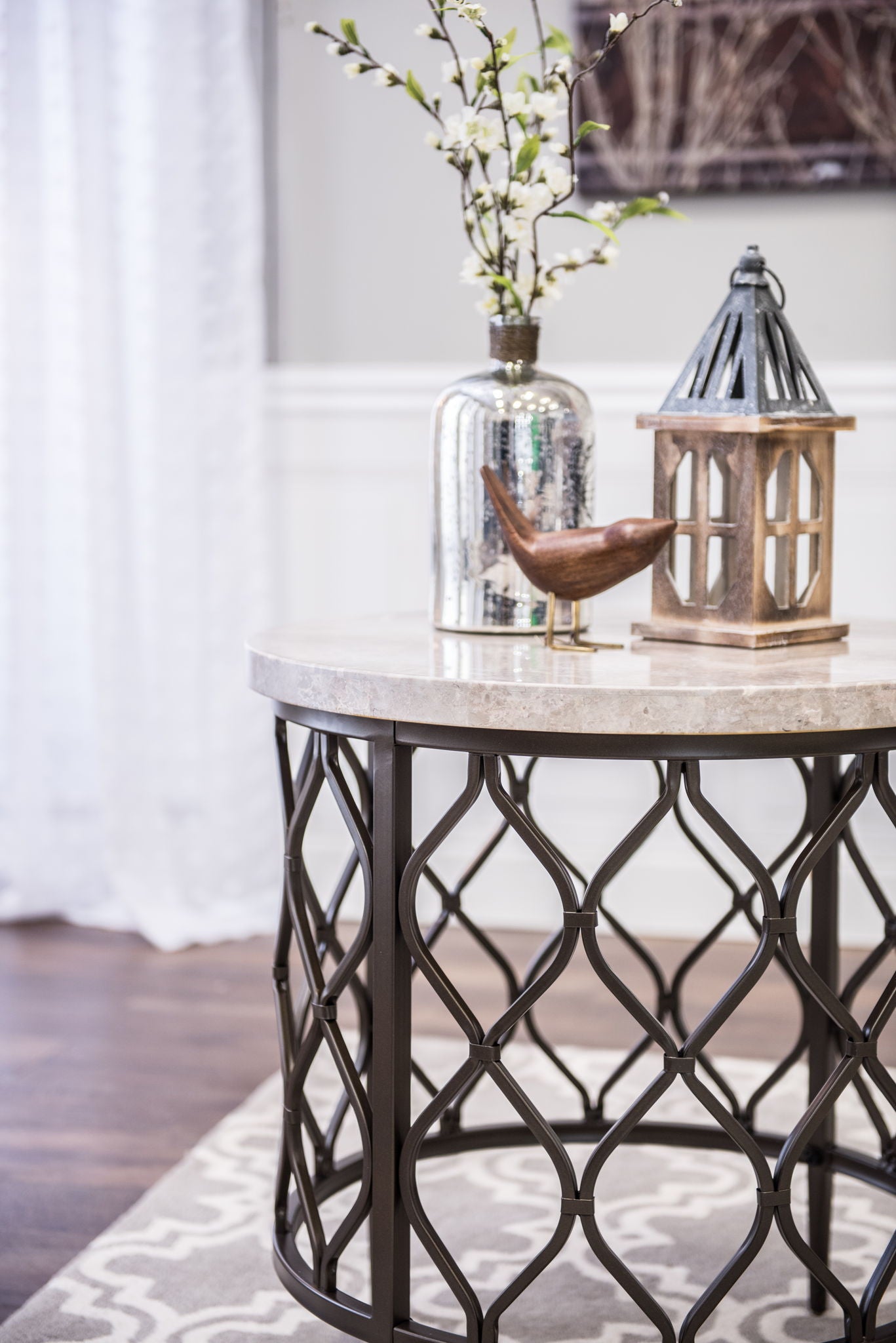 Roland - End Table - White - Hornell Furniture Outlet