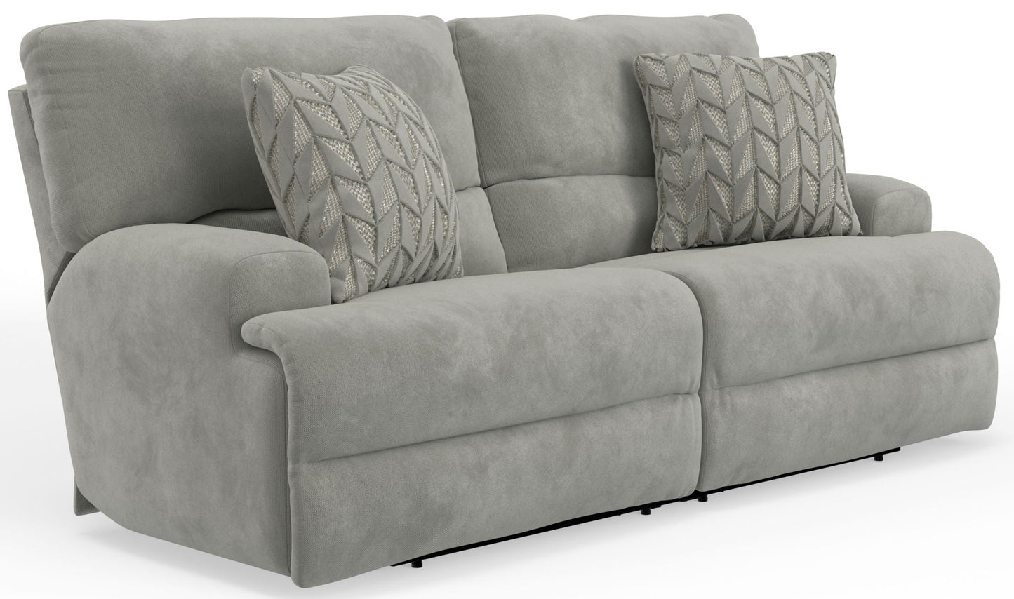 Renaldo - Power Sofa With Zero Gravity Recline - Stone - Hornell Furniture Outlet