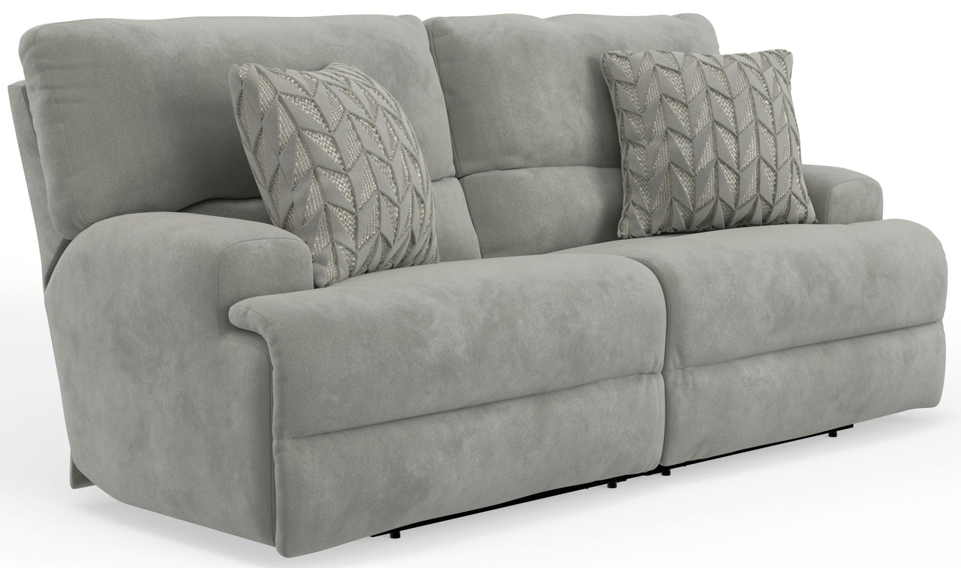 Renaldo - Power Sofa With Zero Gravity Recline - Stone - Hornell Furniture Outlet