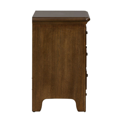 Saddlebrook - Nightstand - Dark Brown - Hornell Furniture Outlet