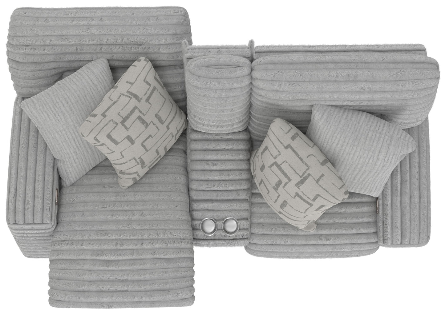 Lynx - Power Reclining Console Loveseat With Zero Gravity - Hornell Furniture Outlet