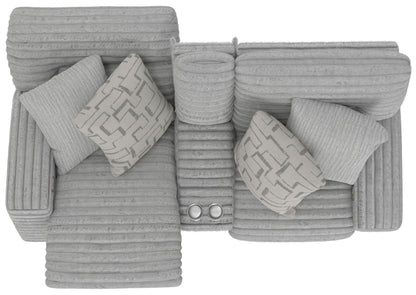 Lynx - Power Reclining Console Loveseat With Zero Gravity - Hornell Furniture Outlet