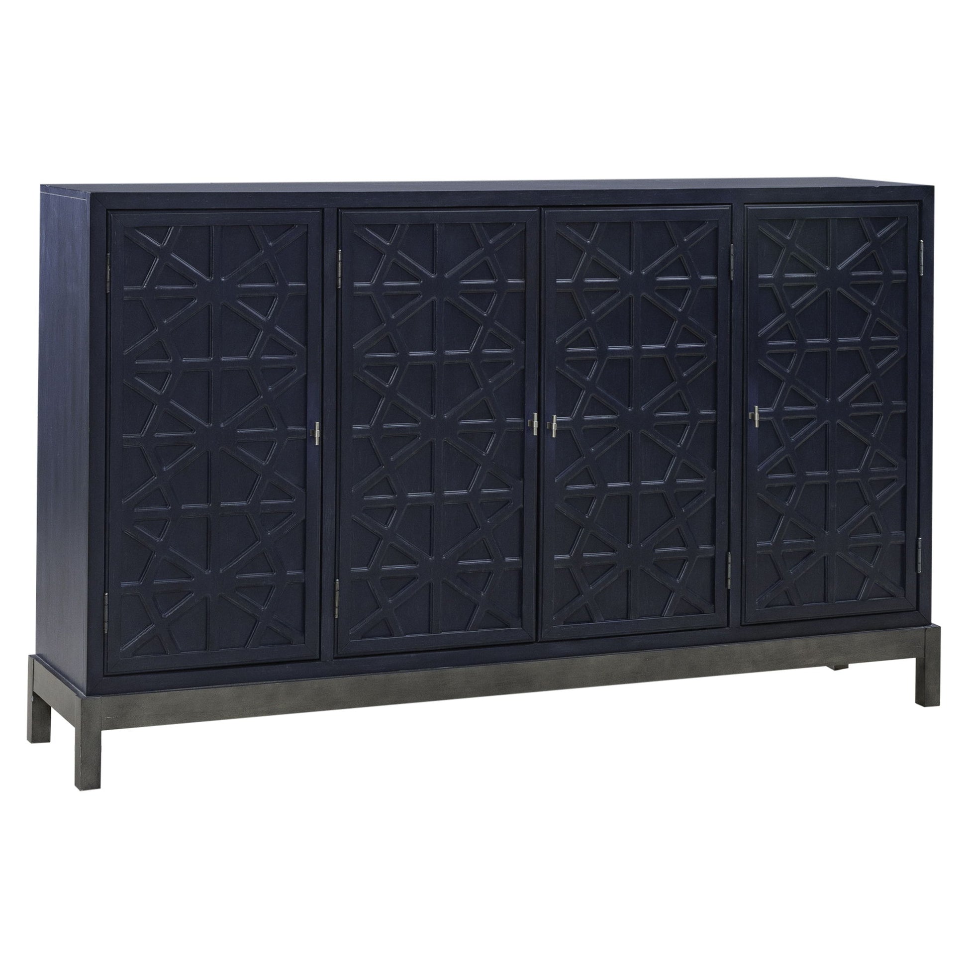 Braxton - Accent Cabinet - Azure Blue - Hornell Furniture Outlet
