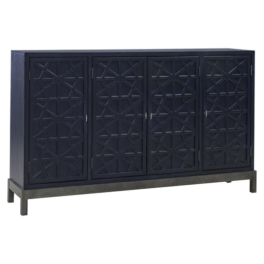 Braxton - Accent Cabinet - Azure Blue - Hornell Furniture Outlet