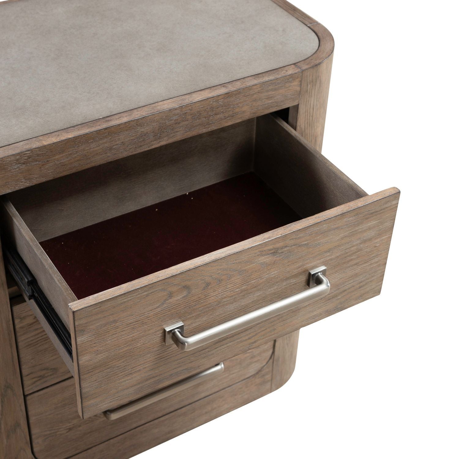 South Bend - Nightstand With Charging Station - Brown - Hornell Furniture Outlet