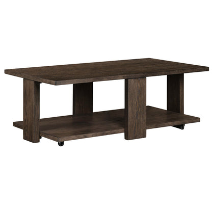 Harrison - Cocktail Table - Brown - Hornell Furniture Outlet