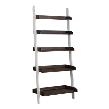 Farmhouse - Leaning Bookcase - White - Hornell Furniture Outlet