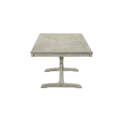 Hallendale - Trestle Table - White - Hornell Furniture Outlet
