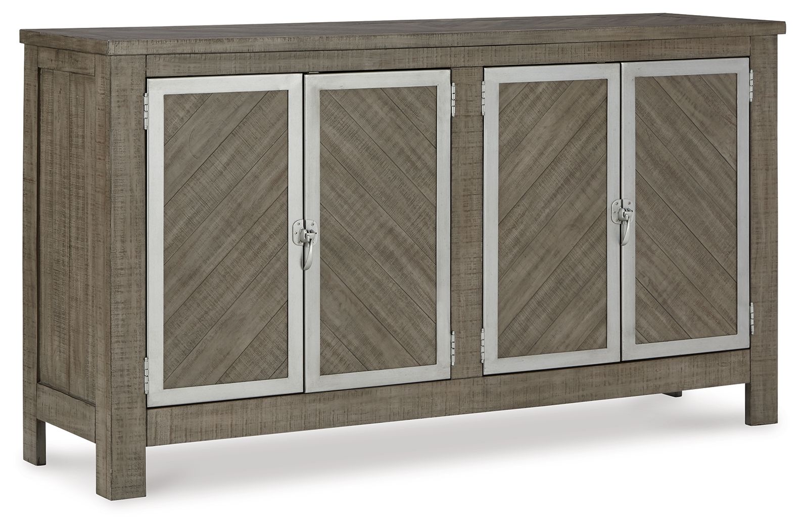 Krystanza - Weathered Gray - Dining Room Server - Hornell Furniture Outlet