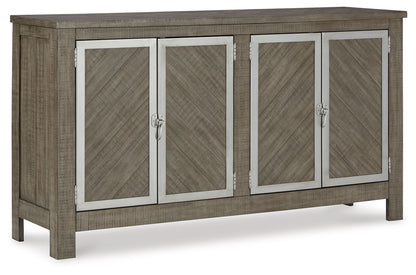 Krystanza - Weathered Gray - Dining Room Server - Hornell Furniture Outlet