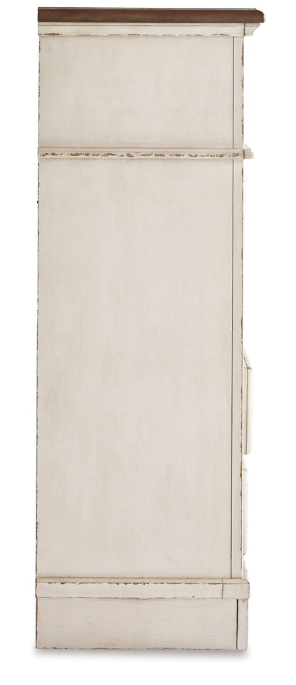 Realyn - Chipped White - Chest - Hornell Furniture Outlet