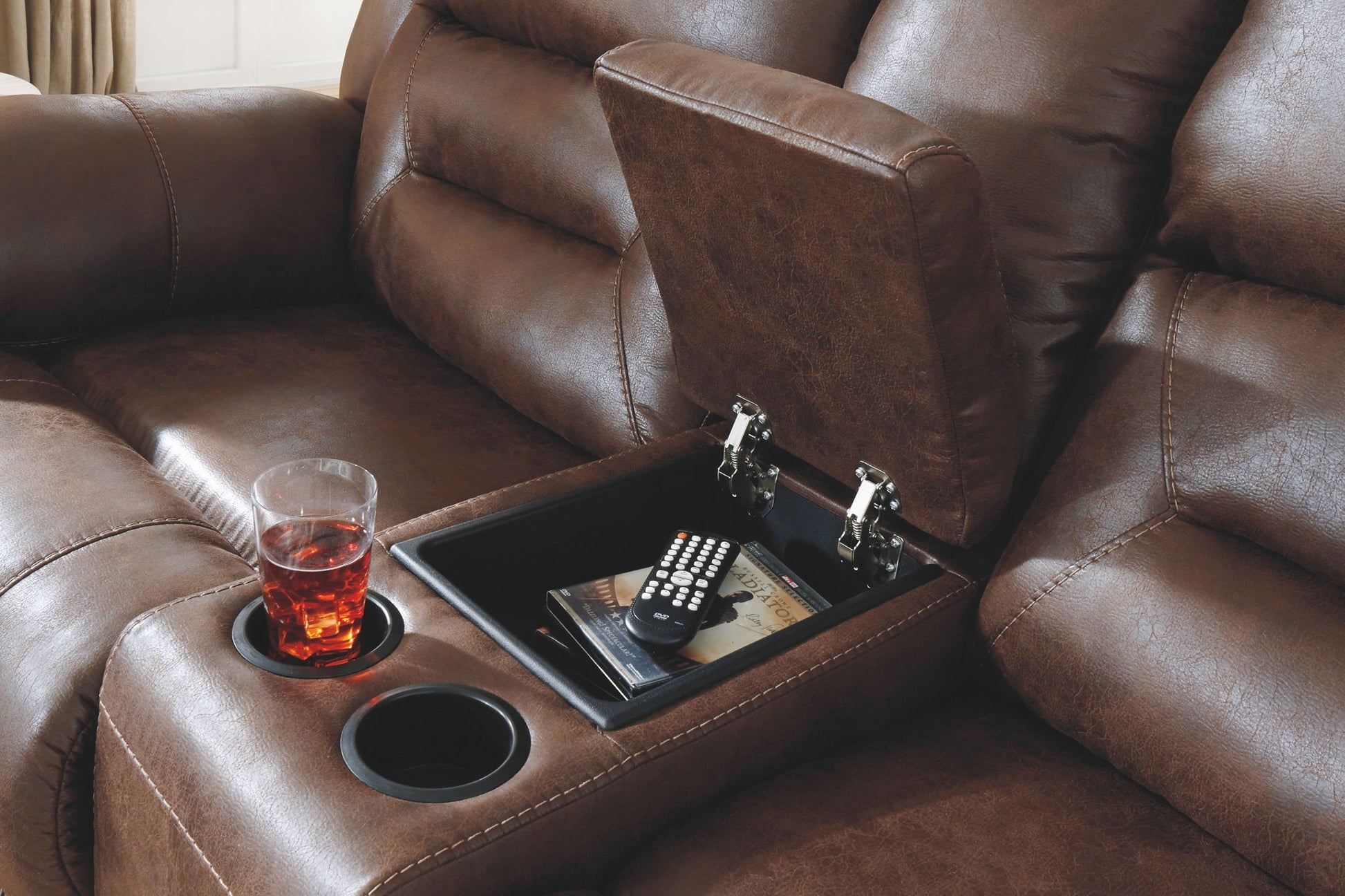 Stoneland - Power Reclining Loveseat - Hornell Furniture Outlet