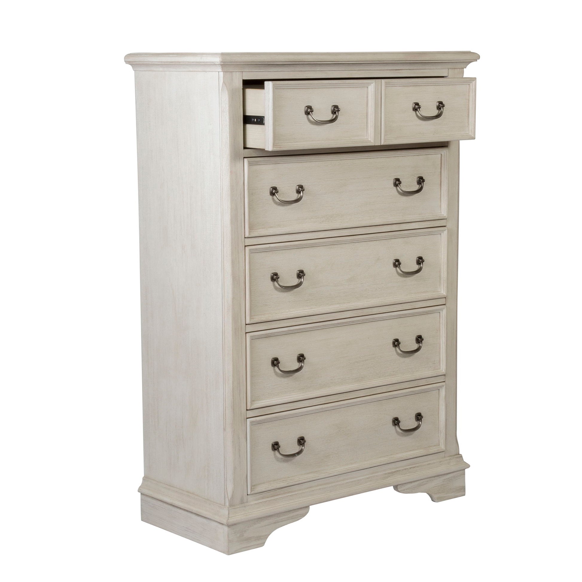 Bayside - 5 Drawer Chest - White - Hornell Furniture Outlet