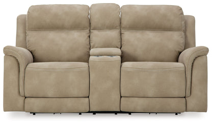 Next - Gen Durapella - Reclining Power Loveseat With Console - Hornell Furniture Outlet