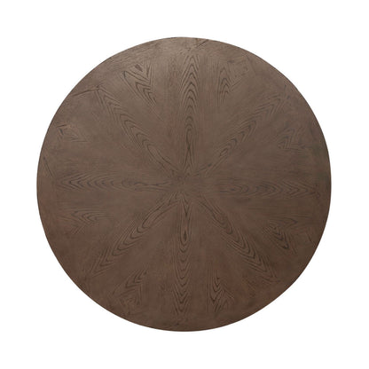 Americana Farmhouse - 5 Piece Pedestal Table Set - Light Brown - Hornell Furniture Outlet