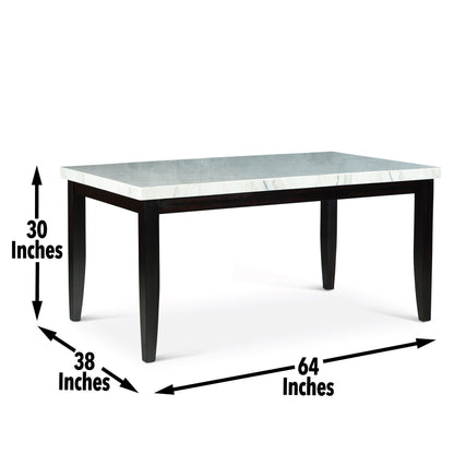 Heather - 6 Piece Dining Set - Black - Hornell Furniture Outlet