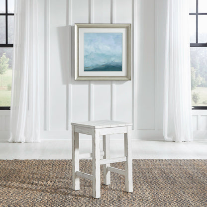 River Place - Console Stool - White - Hornell Furniture Outlet