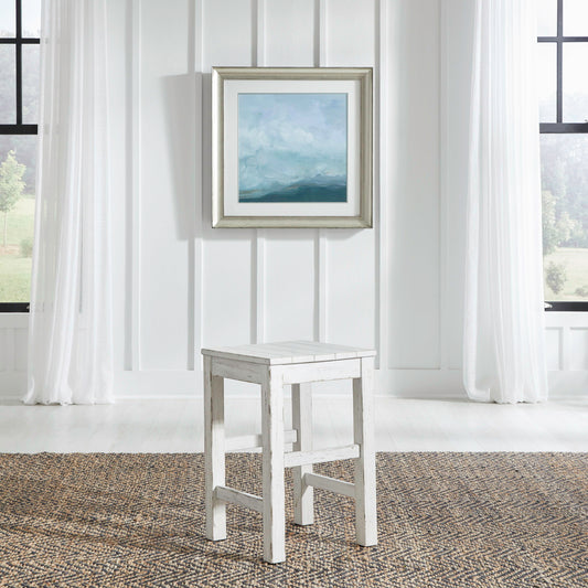 River Place - Console Stool - White - Hornell Furniture Outlet