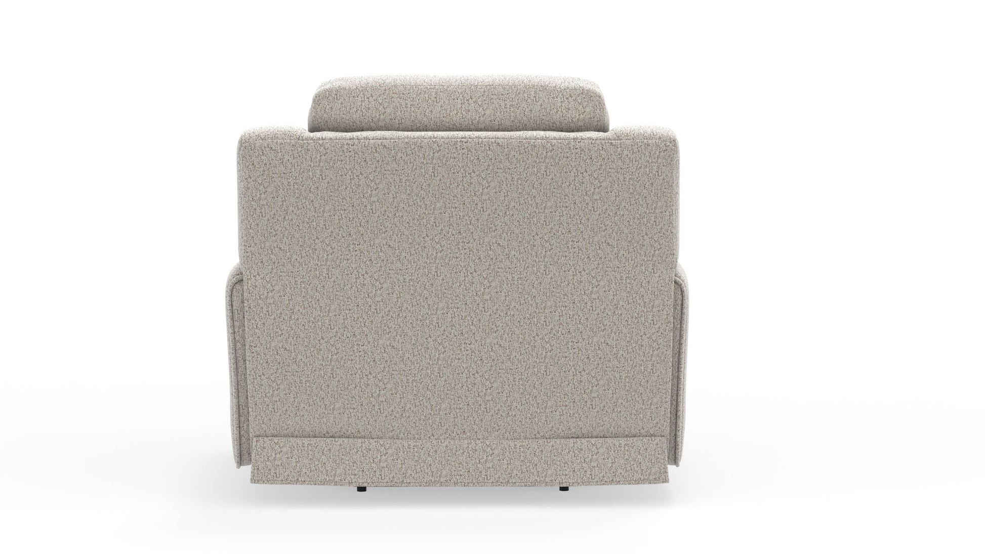 Micah - Power Headrest Power Deep Seat Lay Flat Recliner - Oatmeal - Hornell Furniture Outlet