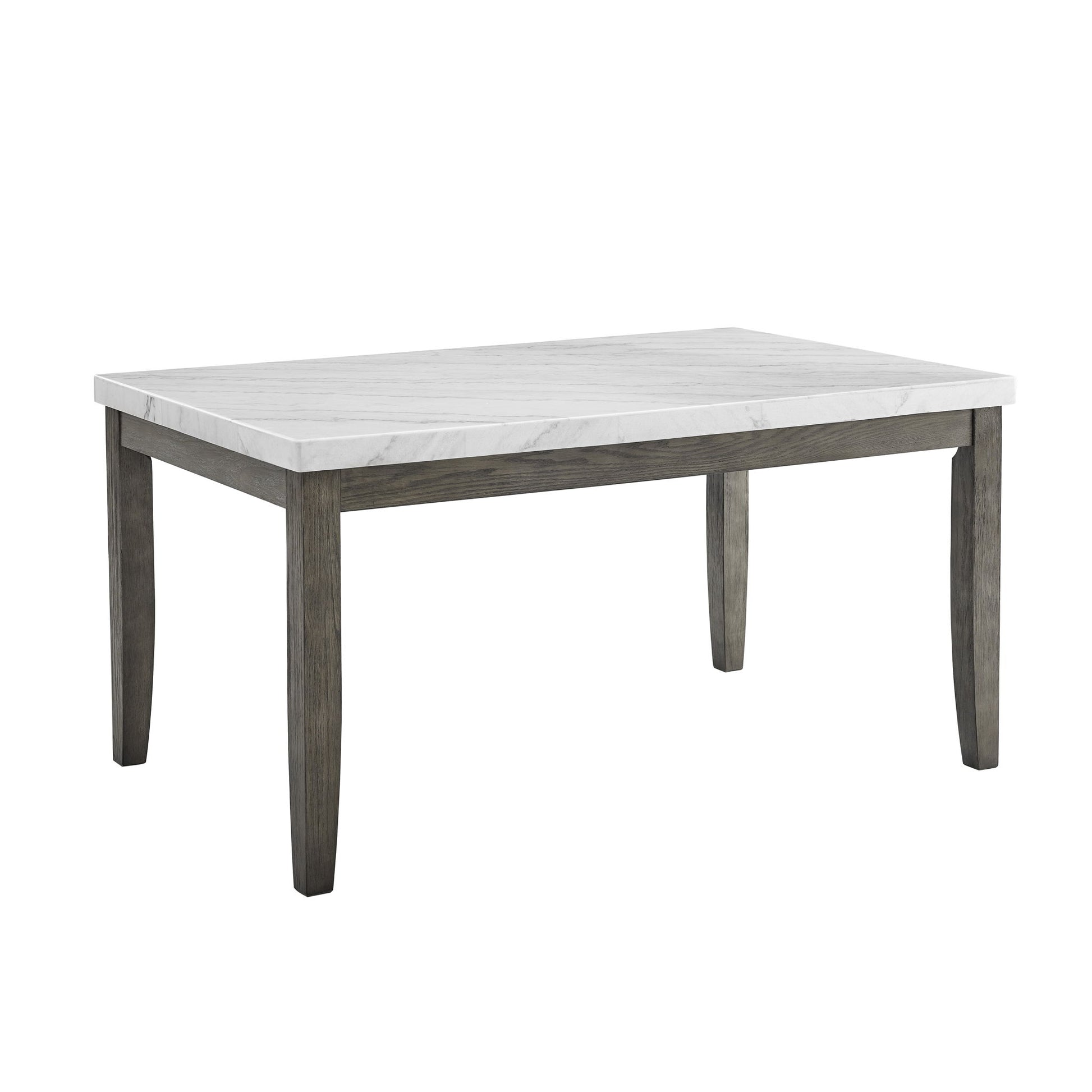 Emily - Guangxi White Marble Top - White - Hornell Furniture Outlet