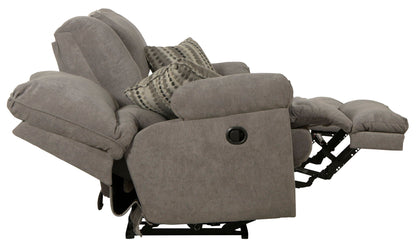 Sadler - Lay Flat Reclining Console Loveseat - Hornell Furniture Outlet