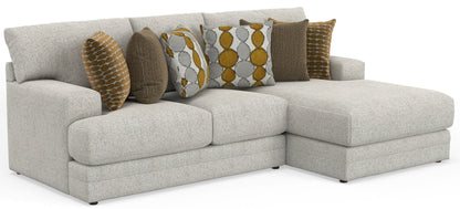 Tori - Sectional With Comfort Coil Seating And Accent Pillows Included - Hornell Furniture Outlet
