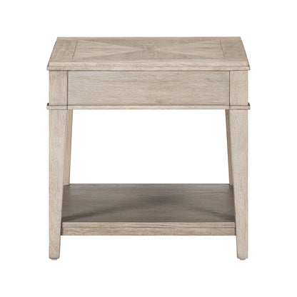 New Haven - End Table - Sanctuary White - Hornell Furniture Outlet