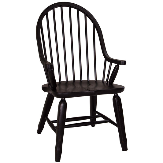 Treasures - Bow Back Arm Chair - Hornell Furniture Outlet