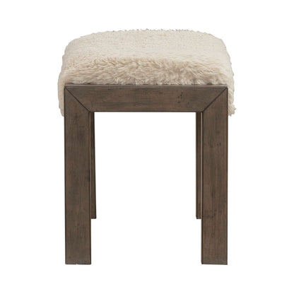 Broadmore - Upholstered Console Stool - Brown - Hornell Furniture Outlet