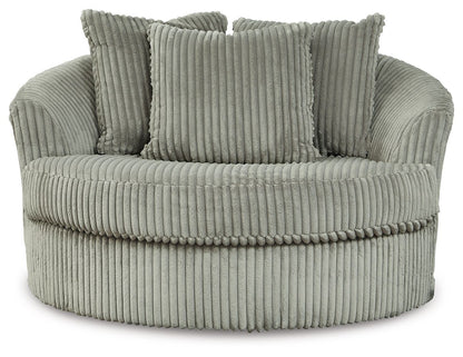 Lindyn - Oversized Swivel Accent Chair - Hornell Furniture Outlet