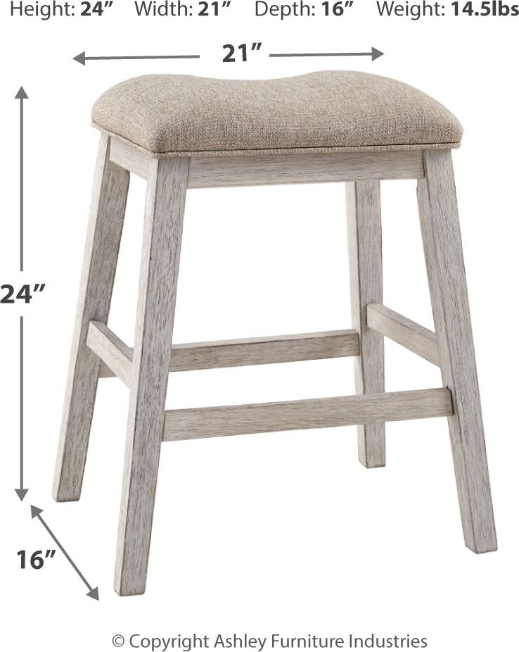 Skempton - Rectangular Counter Table With Storage Set - Hornell Furniture Outlet