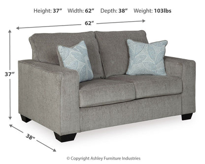 Altari - Stationary Loveseat - Hornell Furniture Outlet