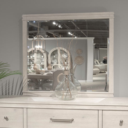 New Haven - Mirror - White - Hornell Furniture Outlet
