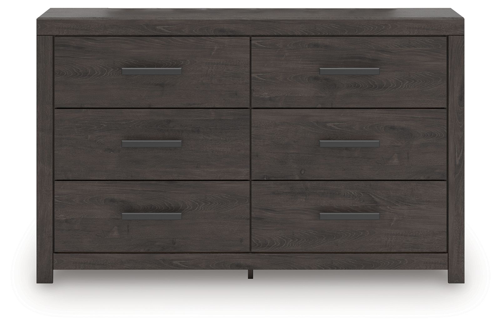 Prendonea - Six Drawer Dresser - Charcoal - Hornell Furniture Outlet