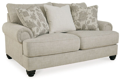 Asanti - Loveseat - Fog - Hornell Furniture Outlet