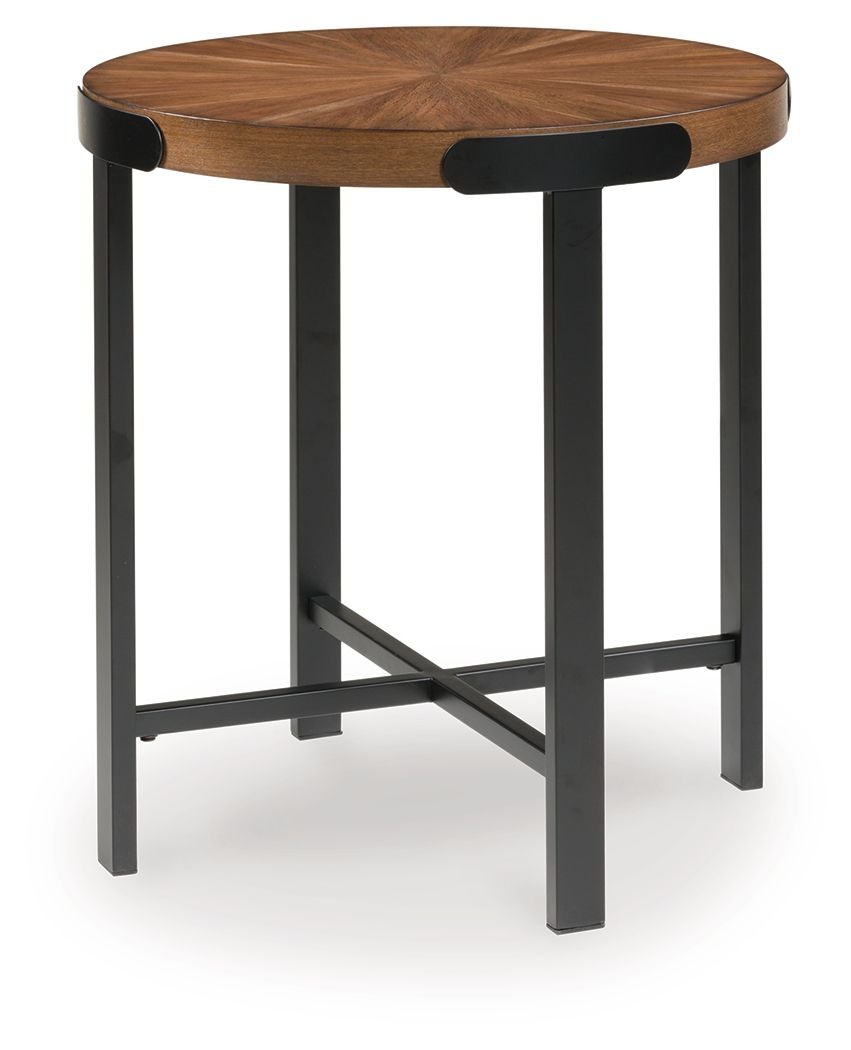 Crosstrail - Brown - Occasional Table Set (Set of 3) - Hornell Furniture Outlet