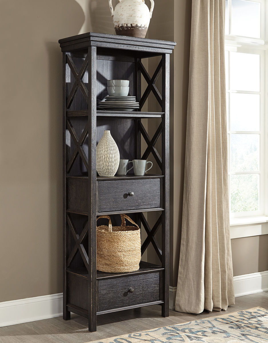 Tyler Creek - Display Cabinet - Hornell Furniture Outlet